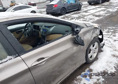 2013 Hyundai Elantra Gls из США, поврежденный, VIN 5NPDH4AE2DH329982